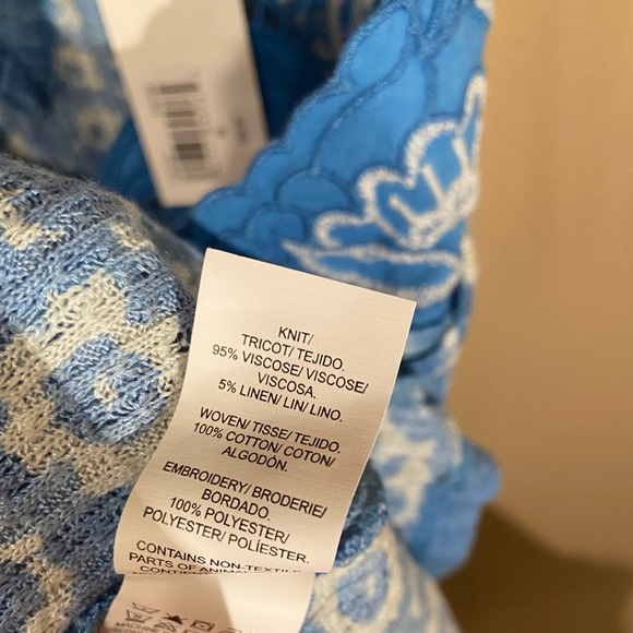 SOLD Lucky Brand Woven/ Knit Tank - Picture 5 of 5